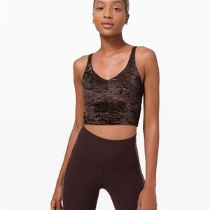 Limited Edition Crushed Velvet Align Tank in French Press